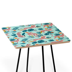 83 Oranges Cheetahs In Grapefruit Grove Side Table