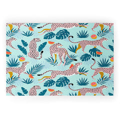 83 Oranges Cheetahs In Grapefruit Grove Welcome Mat