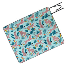 83 Oranges Cheetahs In Grapefruit Grove Picnic Blanket