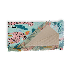 83 Oranges Cheetahs In Grapefruit Grove Throw Blanket