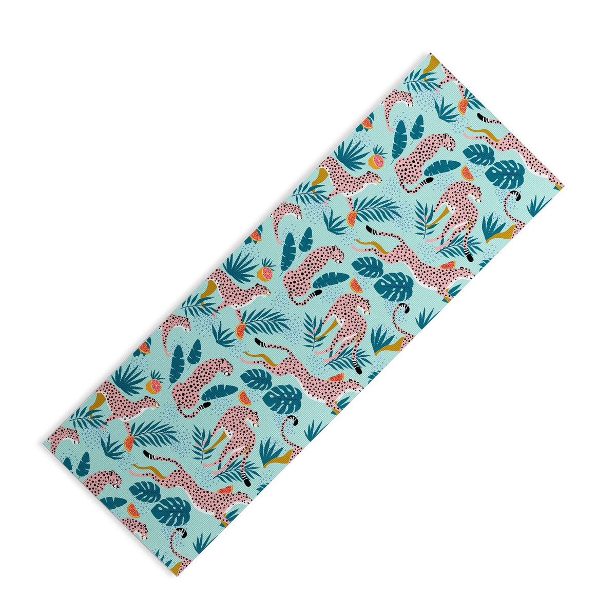 83 Oranges Cheetahs In Grapefruit Grove Yoga Mat