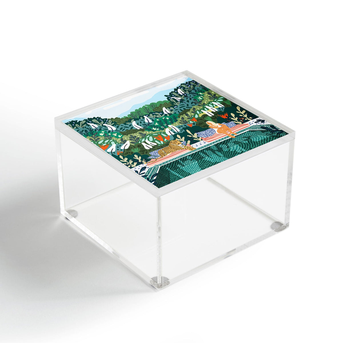 83 Oranges Chilling II Acrylic Box