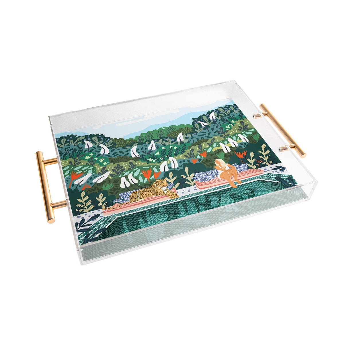 83 Oranges Chilling II Acrylic Tray