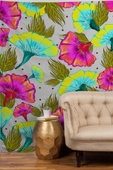 83 Oranges Ecstatic Floral Tapestry