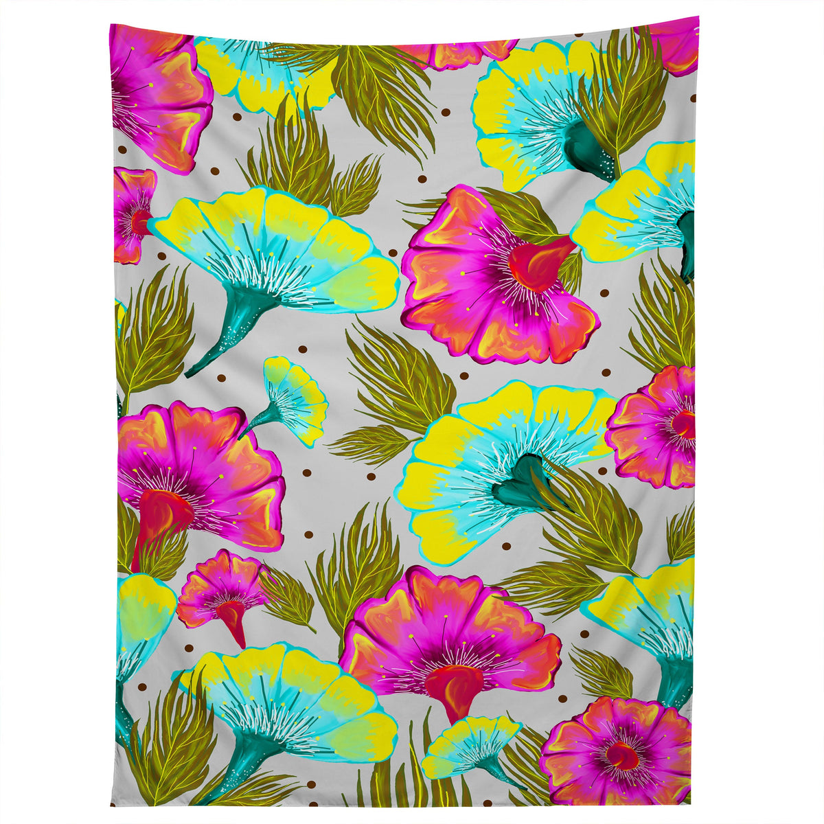 83 Oranges Ecstatic Floral Tapestry