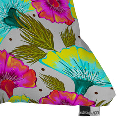 83 Oranges Ecstatic Floral Throw Pillow