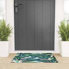 83 Oranges Edge and Dance Welcome Mat