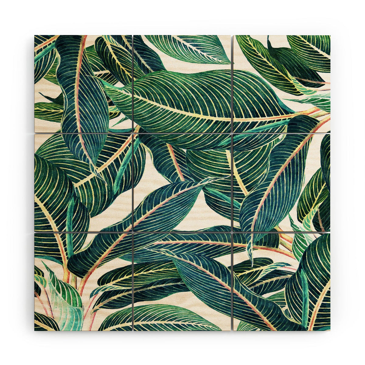 83 Oranges Edge and Dance Wood Wall Mural