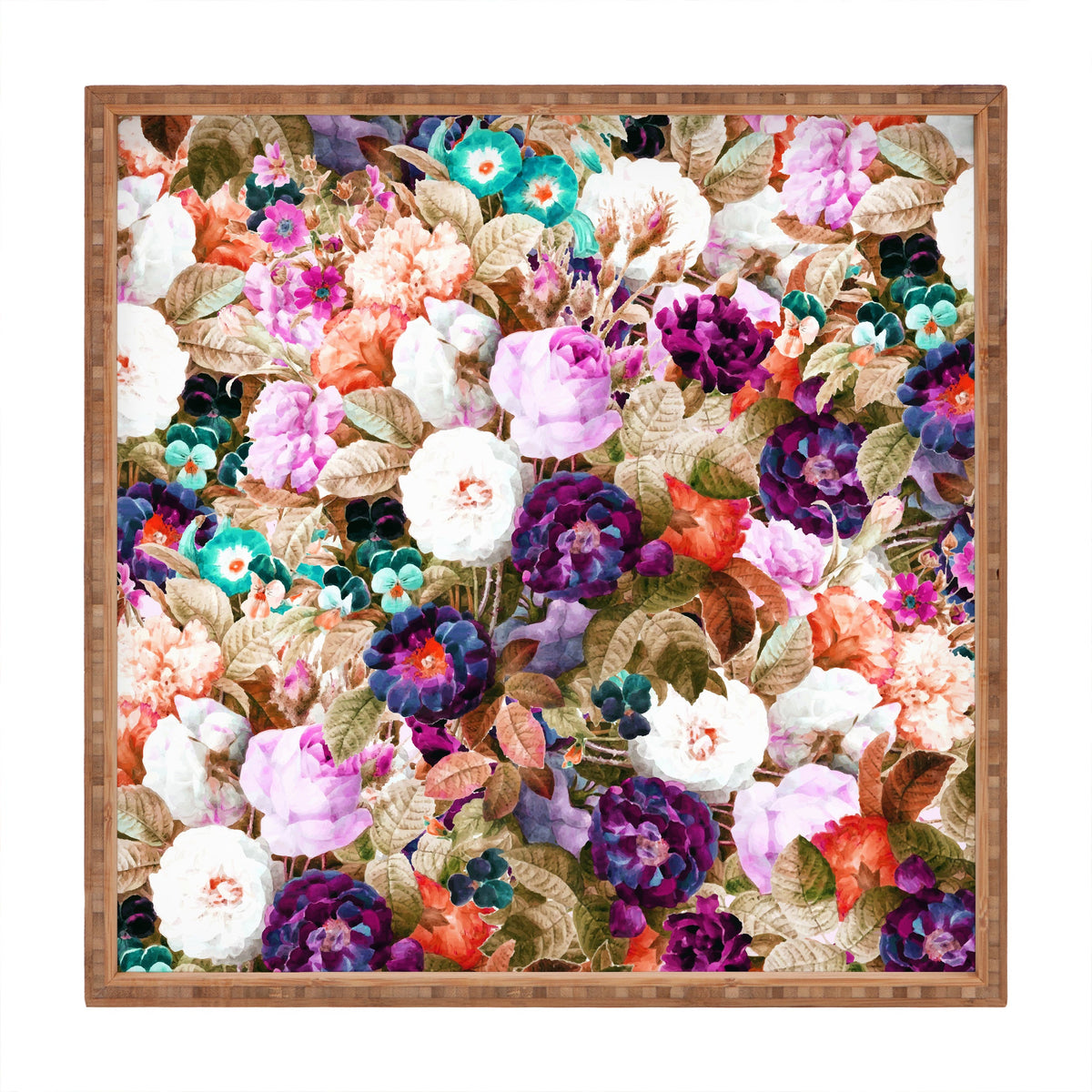 83 Oranges Eves Garden Square Tray