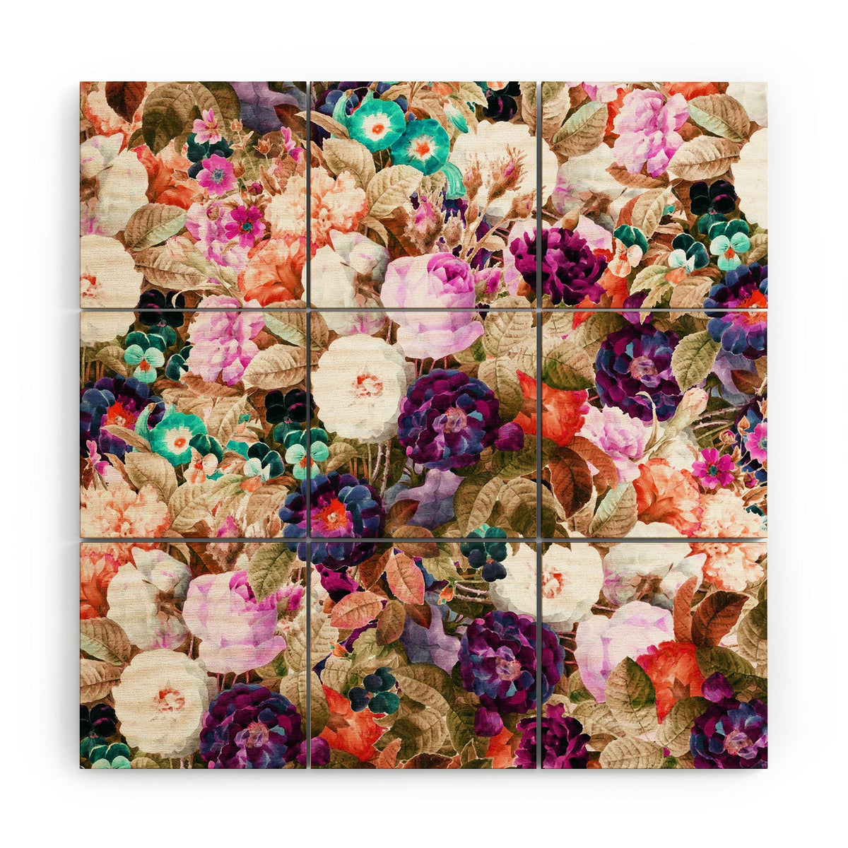 83 Oranges Eves Garden Wood Wall Mural
