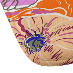 83 Oranges Fall Flora Memory Foam Bath Mat