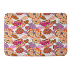 83 Oranges Fall Flora Memory Foam Bath Mat