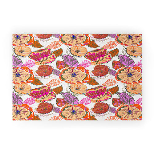 83 Oranges Fall Flora Welcome Mat