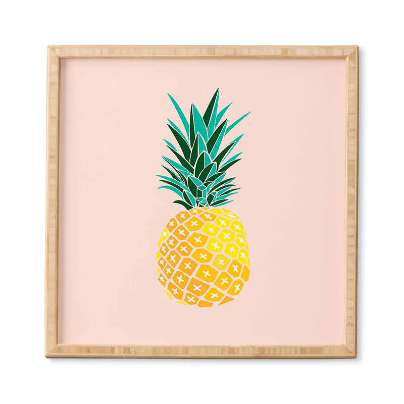 83 Oranges Finapple Framed Wall Art