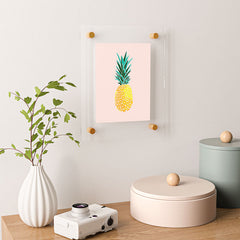 83 Oranges Finapple Floating Acrylic Print