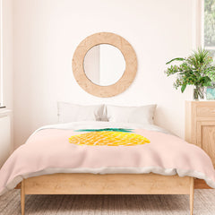 83 Oranges Finapple Duvet Cover