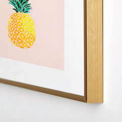 83 Oranges Finapple Metal Framed Art Print