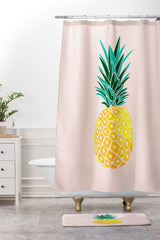 83 Oranges Finapple Memory Foam Bath Mat