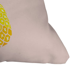 83 Oranges Finapple Throw Pillow