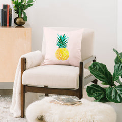 83 Oranges Finapple Throw Pillow