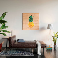 83 Oranges Finapple Wood Wall Mural