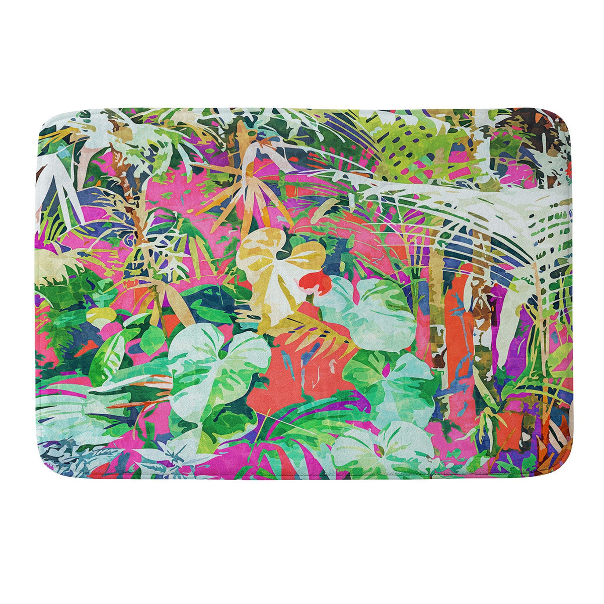 83 Oranges Find Me Where The Tropical Memory Foam Bath Mat