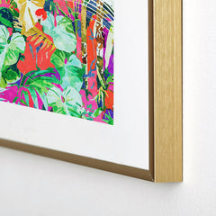 83 Oranges Find Me Where The Tropical Metal Framed Art Print