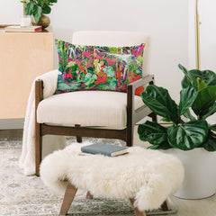83 Oranges Find Me Where The Tropical Oblong Throw Pillow