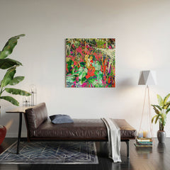 83 Oranges Find Me Where The Tropical Wood Wall Mural