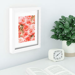 83 Oranges Fiona Floral Recessed Framing Rectangle
