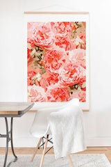 83 Oranges Fiona Floral Art Print And Hanger