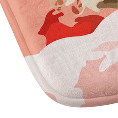 83 Oranges Fiona Floral Memory Foam Bath Mat