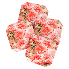 83 Oranges Fiona Floral Coaster Set