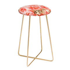 83 Oranges Fiona Floral Counter Stool