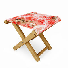 83 Oranges Fiona Floral Folding Stool