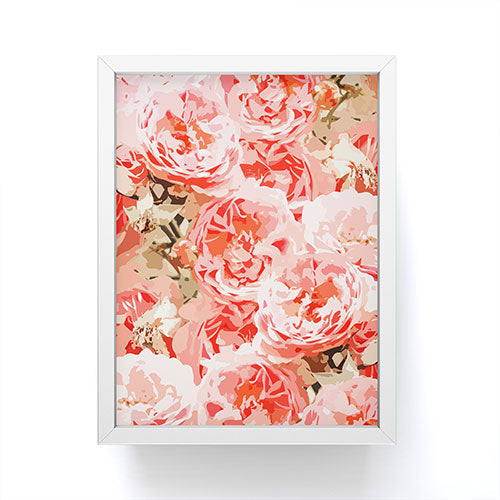 83 Oranges Fiona Floral Framed Mini Art Print