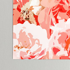 83 Oranges Fiona Floral Poster