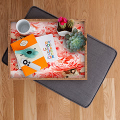 83 Oranges Fiona Floral Rectangular Tray