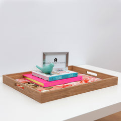 83 Oranges Fiona Floral Rectangular Tray
