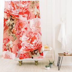 83 Oranges Fiona Floral Shower Curtain