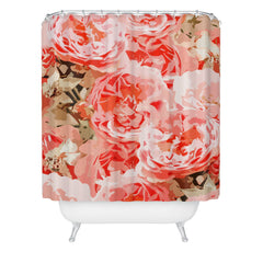 83 Oranges Fiona Floral Shower Curtain