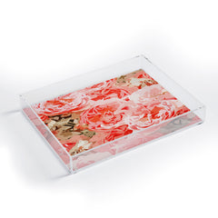 83 Oranges Fiona Floral Acrylic Tray