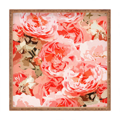 83 Oranges Fiona Floral Square Tray