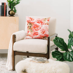 83 Oranges Fiona Floral Throw Pillow