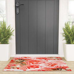 83 Oranges Fiona Floral Welcome Mat