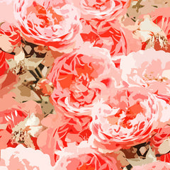 83 Oranges Fiona Floral Shower Curtain