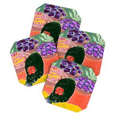 83 Oranges Fish Market Coaster Set