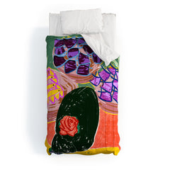83 Oranges Fish Market Comforter