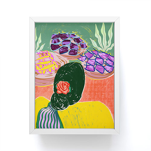 83 Oranges Fish Market Framed Mini Art Print