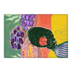83 Oranges Fish Market Outdoor Rug